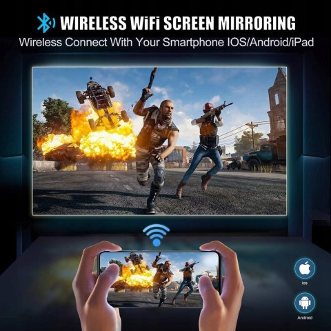 Projektor LED WiMiUS K1 czarny