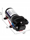Pompa ciśnieniowa przeponowa do wody 14 l/min 12V 2,76 bar