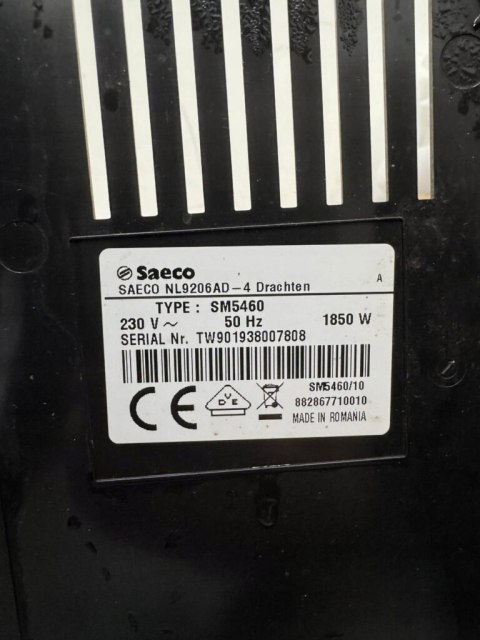 Automatyczny ekspres ciśnieniowy Saeco SM5460/10 1850 W czarny