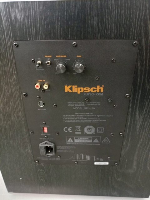 SUBWOOFER KLIPSCH SPL-120SW 400W BLACK