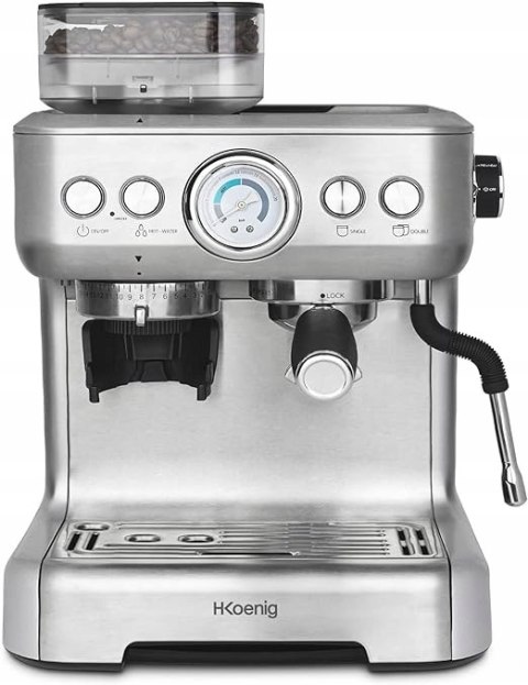 Automatyczny ekspres ciśnieniowy H.Koenig EXPRO980 1620 W srebrny/szary