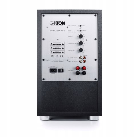 Canton AS 85.3 SC wydajny aktywny subwoofer (200/280 W), czarny