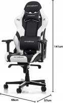 Dxracer Gladiator G001 Krzesło Dla Graczy, Sztuczna Skóra, Do 200 cm