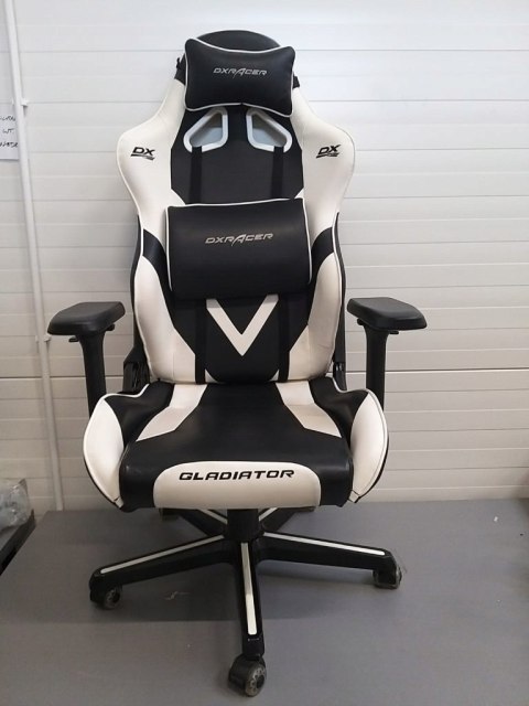 Dxracer Gladiator G001 Krzesło Dla Graczy, Sztuczna Skóra, Do 200 cm