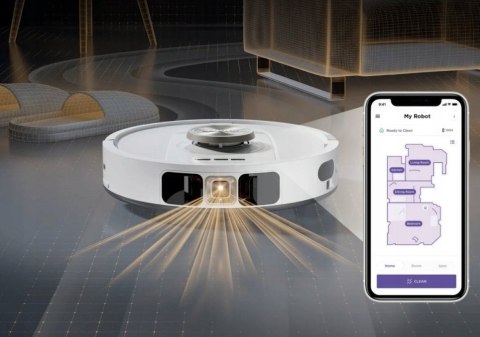 Robot sprzątający Shark PowerDetect NeverTouch Pro 2 w 1 biały