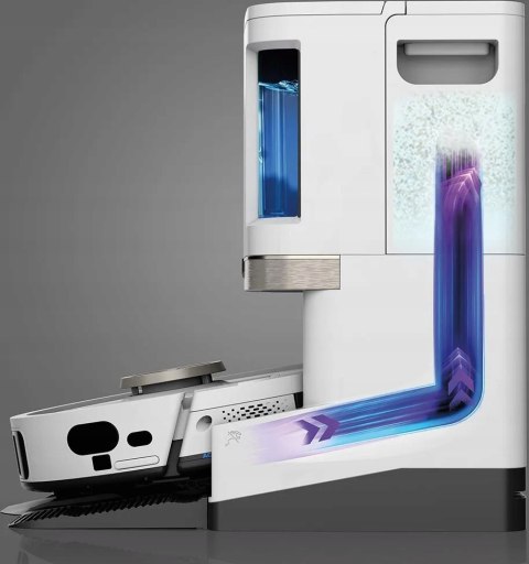 Robot sprzątający Shark PowerDetect NeverTouch Pro 2 w 1 biały