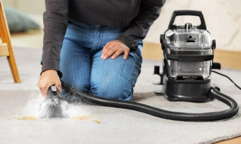 Odkurzacz piorący Bissell SpotClean HydroSteam 1000 W czarny