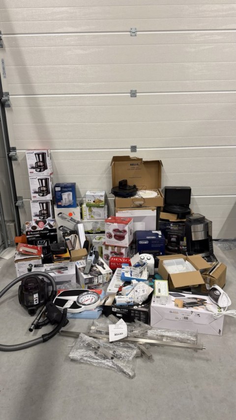 PAKIET USZKODZONYCH ZWROTÓW KONSUMENCKICH AGD PHILIPS RUSSELL HOBBS I INNE