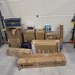 Paleta uszk. elektroniki RTV soundbary, nagłośnienie zwroty konsumenckie