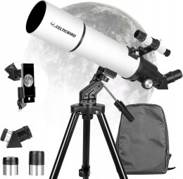 Teleskop astronomiczny Celticbird 80/600 z plecakiem i adapterem na telefon