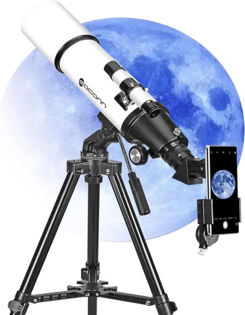 Teleskop astronomiczny EACONN LMK17 80/600m z plecakiem