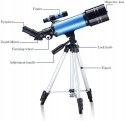 Teleskop Astronomiczny H-BEI F40070M - 70/400 mm refraktor astronomiczny
