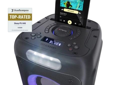 Głośnik przenośny Sharp PS-949 czarny 50 W