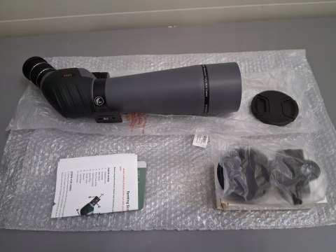 Gosky ED Luneta punktowa z podwójną ostrością z 20-60 x 80 mm z adapterem