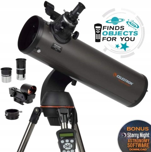 Skomputeryzowany Teleskop Celestron NexStar 130 SLT 650 mm