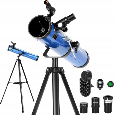 Teleskop astronomiczny AOMEKIE 76/700 76/700 AZ 700 mm