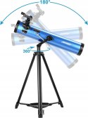 Teleskop astronomiczny AOMEKIE 76/700 76/700 AZ 700 mm