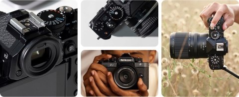 Aparat fotograficzny Nikon Zf +40/2 korpus + obiektyw czarny