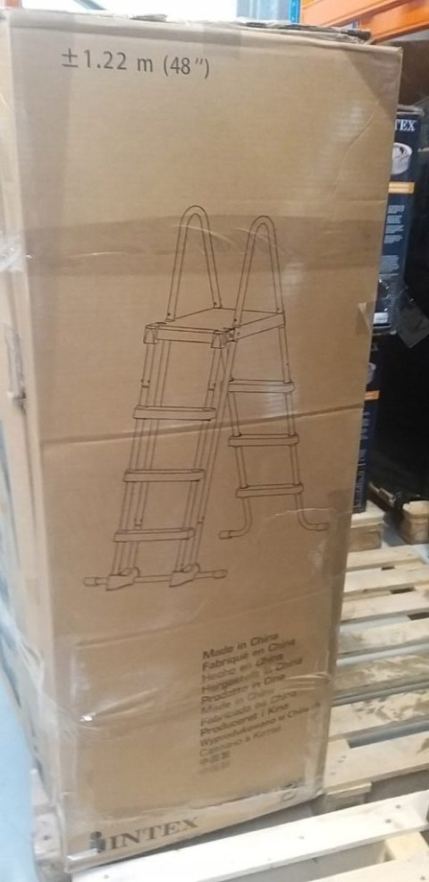 Drabinka basenowa Intex 4 stopni 122 cm 28076