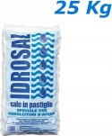 Idrosal tabletki solne do zmiękczania wody do basenu, worek 25 kg