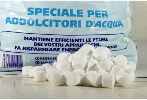 Idrosal tabletki solne do zmiękczania wody do basenu, worek 25 kg