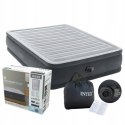 Materac dmuchany 203x152x46 cm z wbudowaną pompką elektryczną INTEX 64414ND