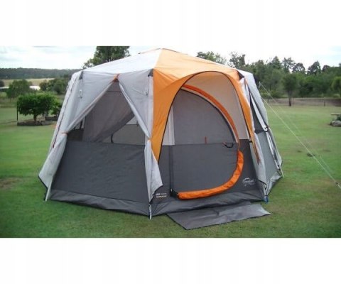 Namiot kempingowy Coleman Cortes Octagon 8 os. szary/pomarańczowy