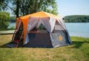 Namiot kempingowy Coleman Cortes Octagon 8 os. szary/pomarańczowy