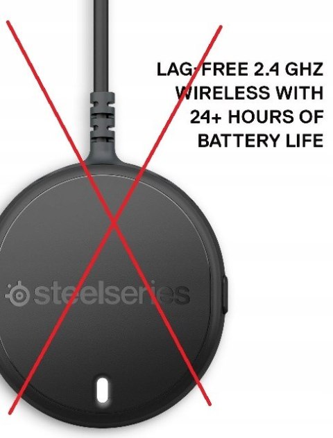 Słuchawki nauszne SteelSeries Arctis 7 BEZ DONGLA USB