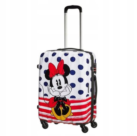 Walizka twarda American Tourister średnia poliwęglanowa wielokolorowa 62 l