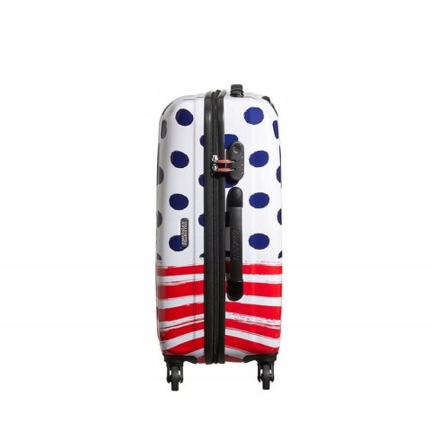 Walizka twarda American Tourister średnia poliwęglanowa wielokolorowa 62 l