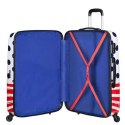 Walizka twarda American Tourister średnia poliwęglanowa wielokolorowa 62 l
