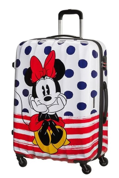 Walizka twarda American Tourister średnia poliwęglanowa wielokolorowa 62 l