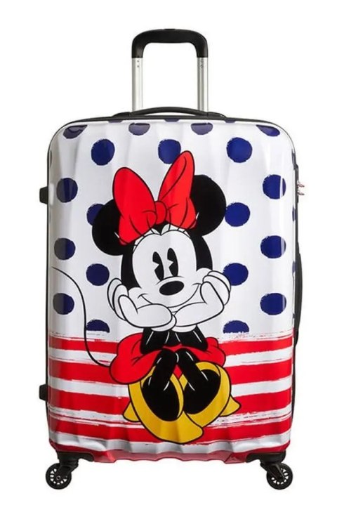 Walizka twarda American Tourister średnia poliwęglanowa wielokolorowa 62 l