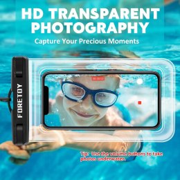 FORETOY zestaw wodoszczelnych toreb z regulowanym paskiem i smyczą