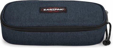 Niebieski piórnik jeansowy Eastpak OVAL SINGLE Triple Denim 22x9x5 cm