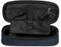 Niebieski piórnik jeansowy Eastpak OVAL SINGLE Triple Denim 22x9x5 cm