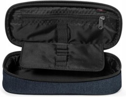 Niebieski piórnik jeansowy Eastpak OVAL SINGLE Triple Denim 22x9x5 cm