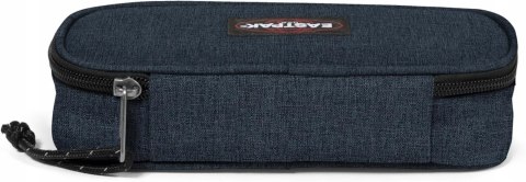 Niebieski piórnik jeansowy Eastpak OVAL SINGLE Triple Denim 22x9x5 cm