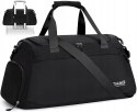 Torba sportowa duffel bag Enloffi 30L 50x23x27 cm czarna