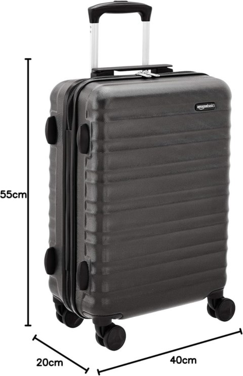 WALIZKA NA KÓŁKACH PODRÓŻNA BAGAŻ PODRĘCZNY 55CM AMAZON BASICS AS5639