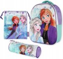Zestaw szkolny Frozen II plecak piórnik saszetka elsa kompaktowy A4