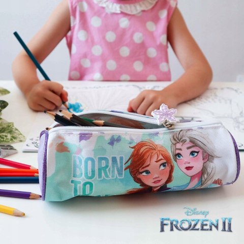 Zestaw szkolny Frozen II plecak piórnik saszetka elsa kompaktowy A4