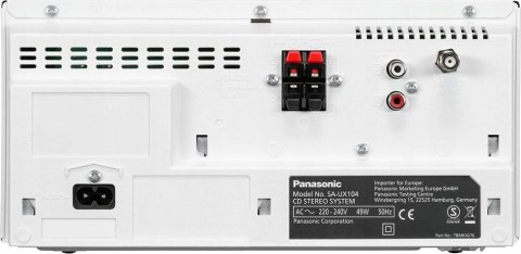 Wieża Panasonic SC-UX104EG-W BT USB FM DAB 300W EQ
