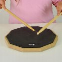 A-Star Practice Drum Pad 12 cali Silent Snare Rubber Pad dwustronny