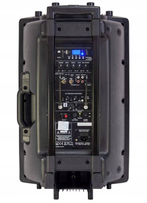 KOLUMNA MOBILNA IBIZA PORT 15VHF-BT 800W 220-240V USB BT SD AUX