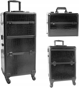 Kuferek Na Kosmetyki Walizka Kosmetyczna Na Kółkach Obrotowych 360 XXXL 4w1