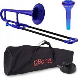Pbone Plastic Mini Tombone - Niebieski