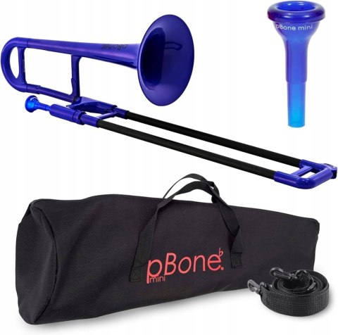 Pbone Plastic Mini Tombone - Niebieski