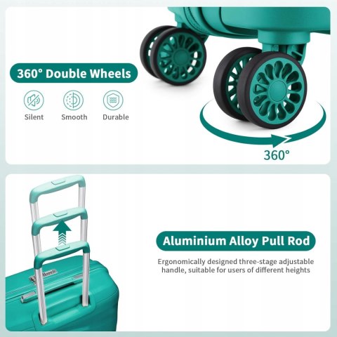 Walizka Kono Zielona 105L 75CM